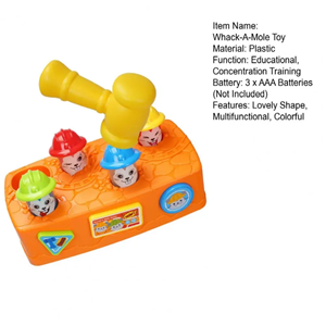 اسباب بازی آموزشی گیم چکشی Whack-a-Mole toy_اسباب بازی